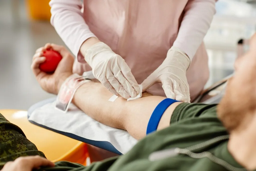 Donación de sangre en Solidaridad
