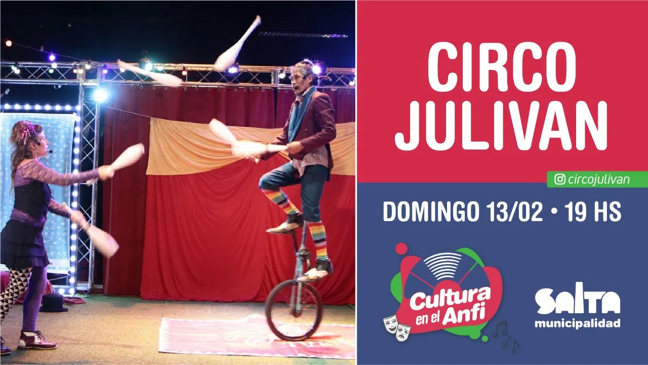 cultura en el anfi Circo Julivan feb