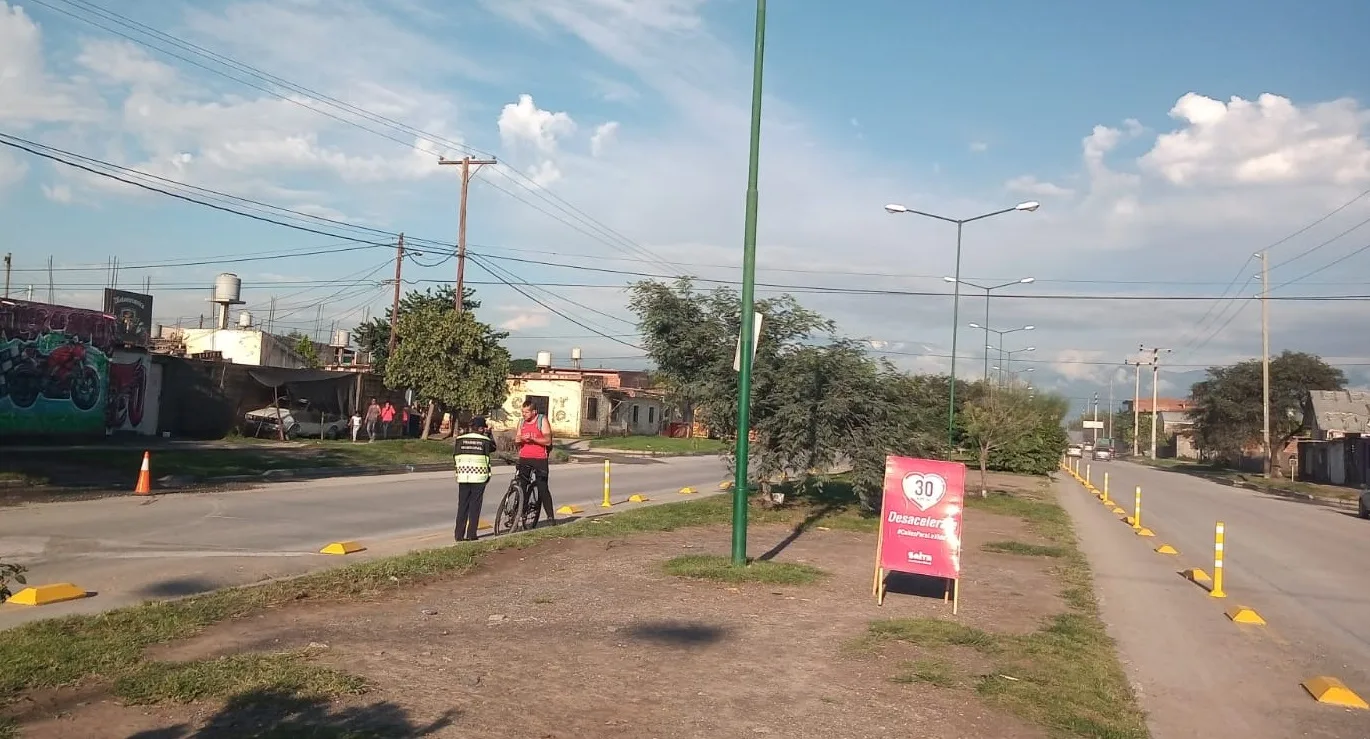 concientización vial ciclovía Pontussi 1a