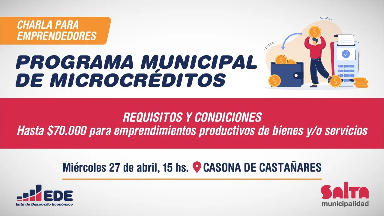 microcréditos flyer