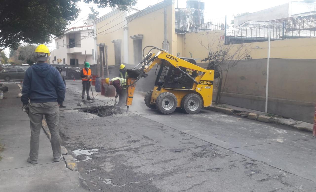 Obras en calle Gorriti entre Alvarado y Caseros - 1