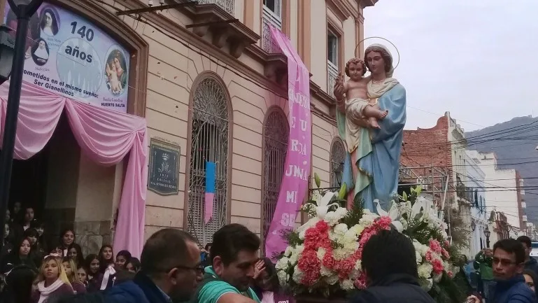 procesión Virgen del Huerto 1