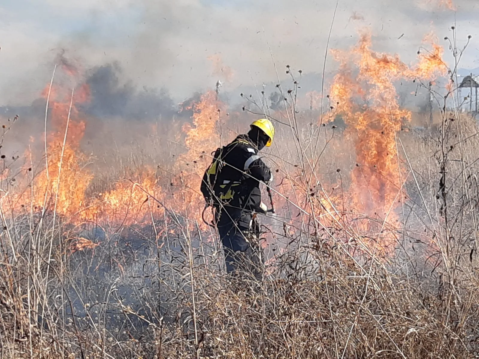 intervención incendio Sab Carlos 1