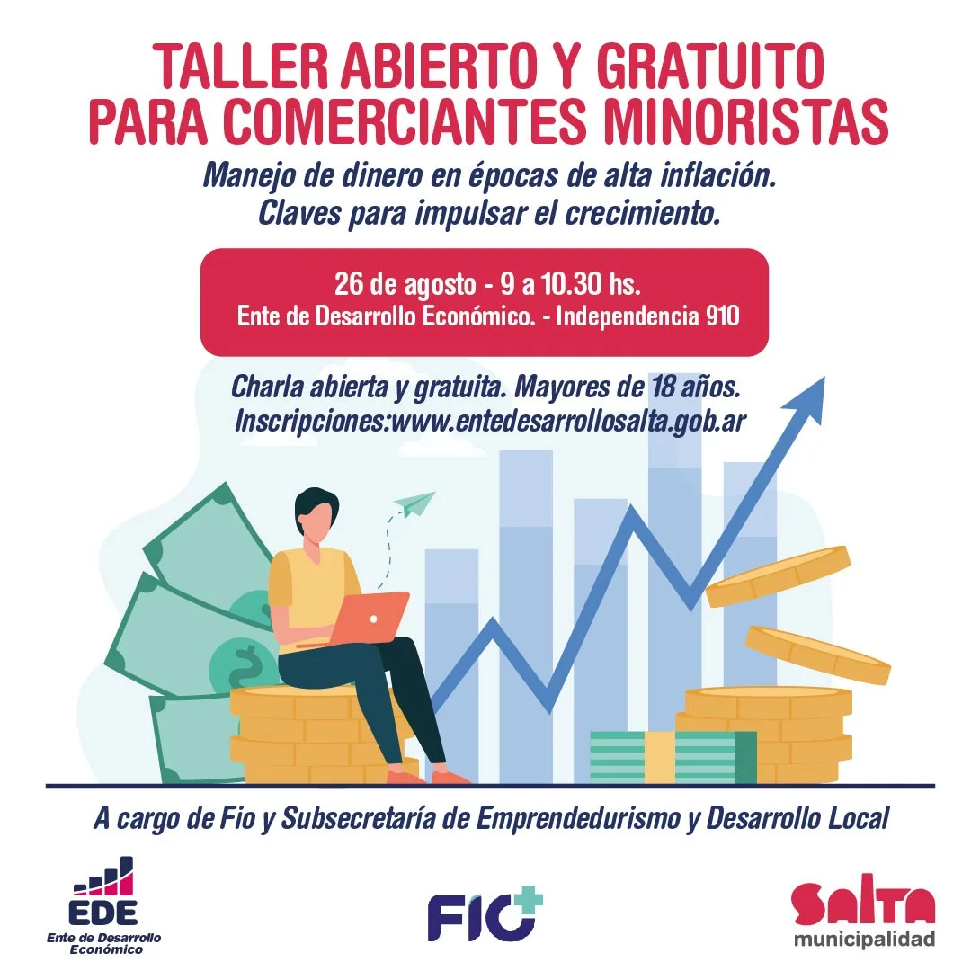 comerciantes taller flyer