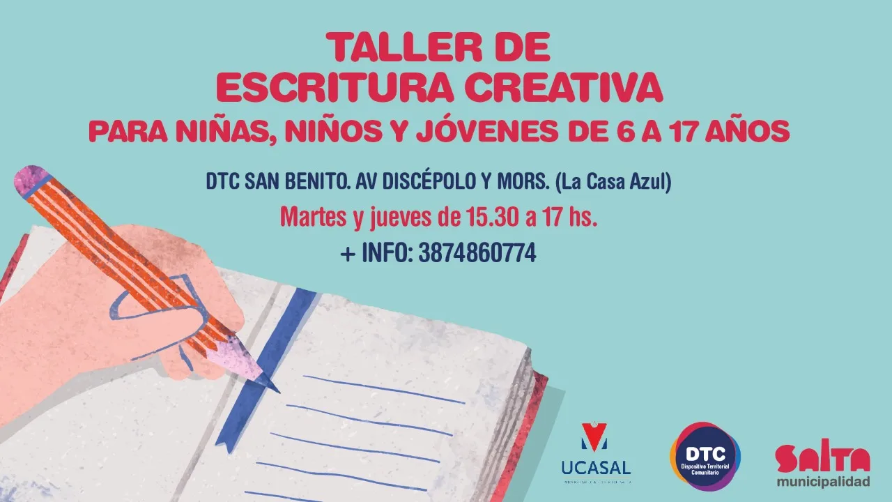 flyer escritura creativa