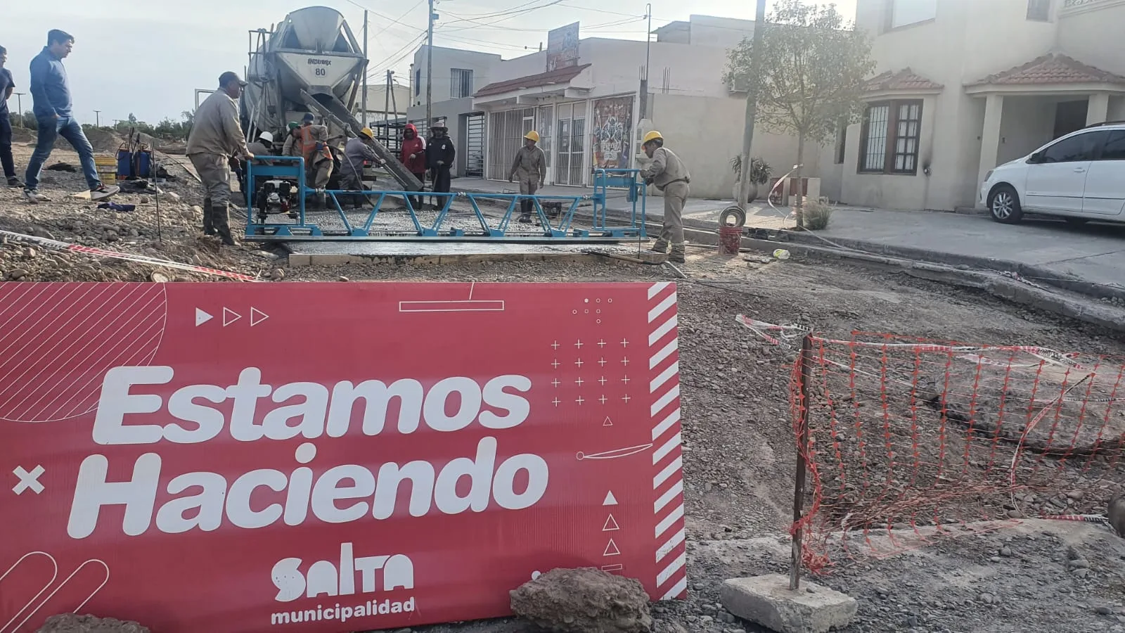 Barrio Odontólogos - eradicación de calles de tierra - hormigonado - 1