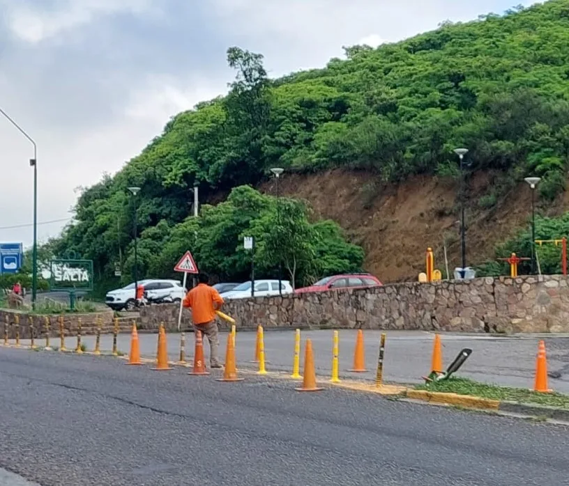 delineadores cerro San Bernardo 1