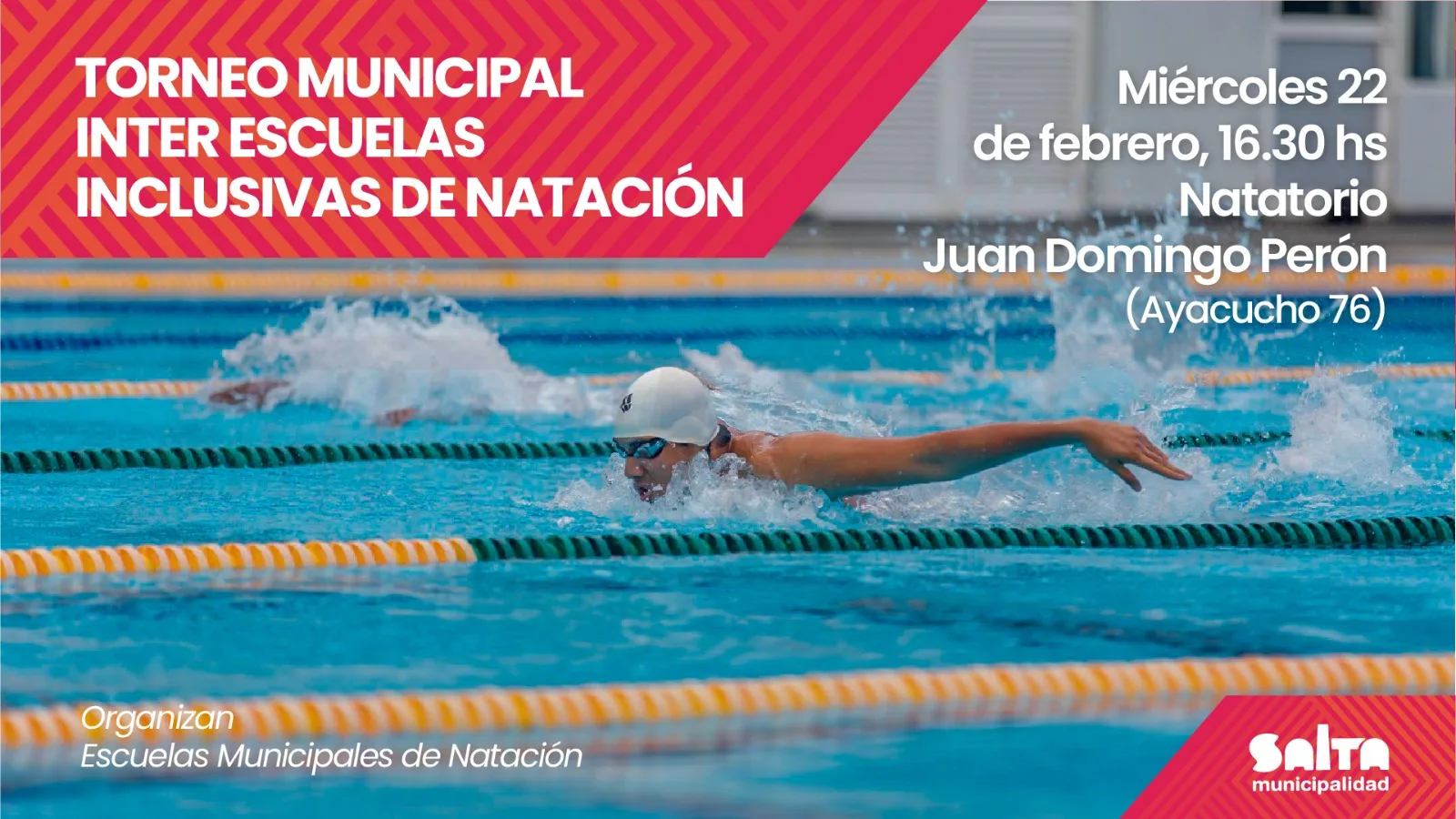 flyer encuentro natación