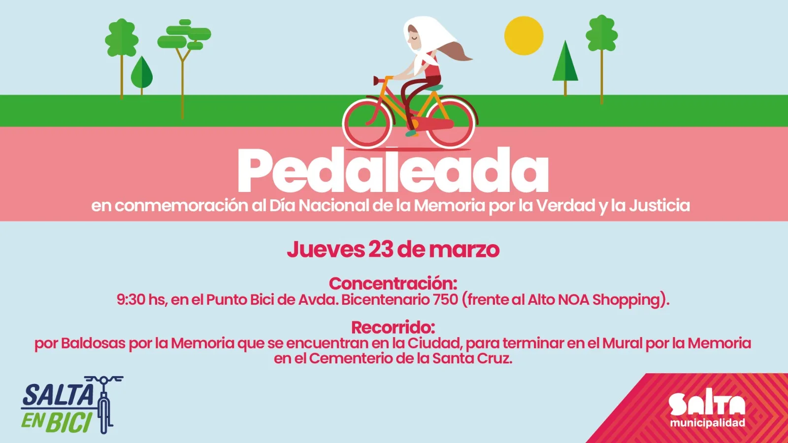 flyer pedaleada