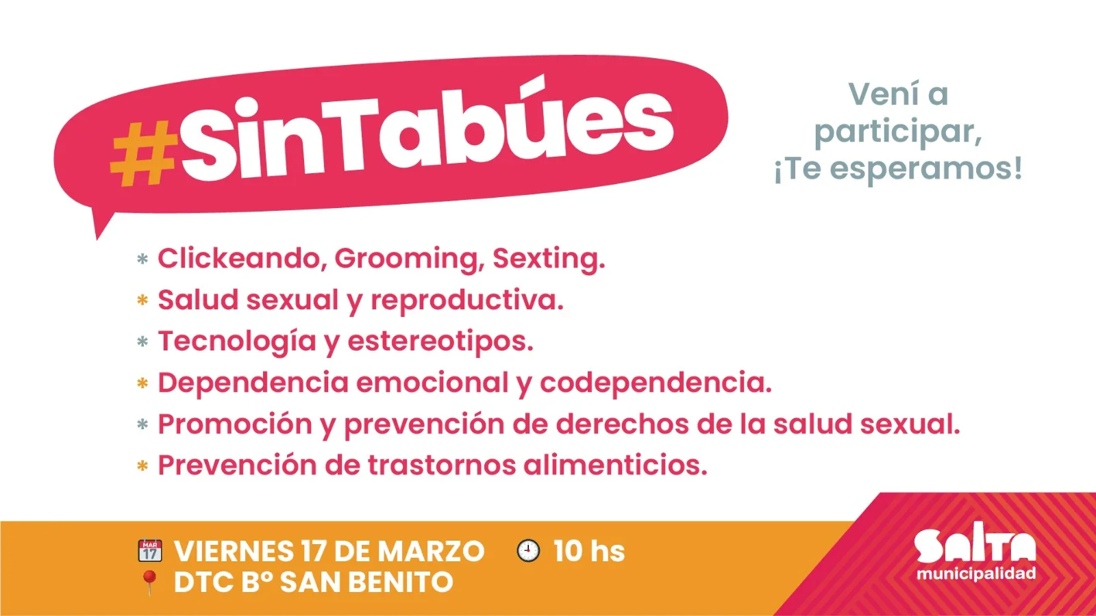 Sin Tabúes flyer