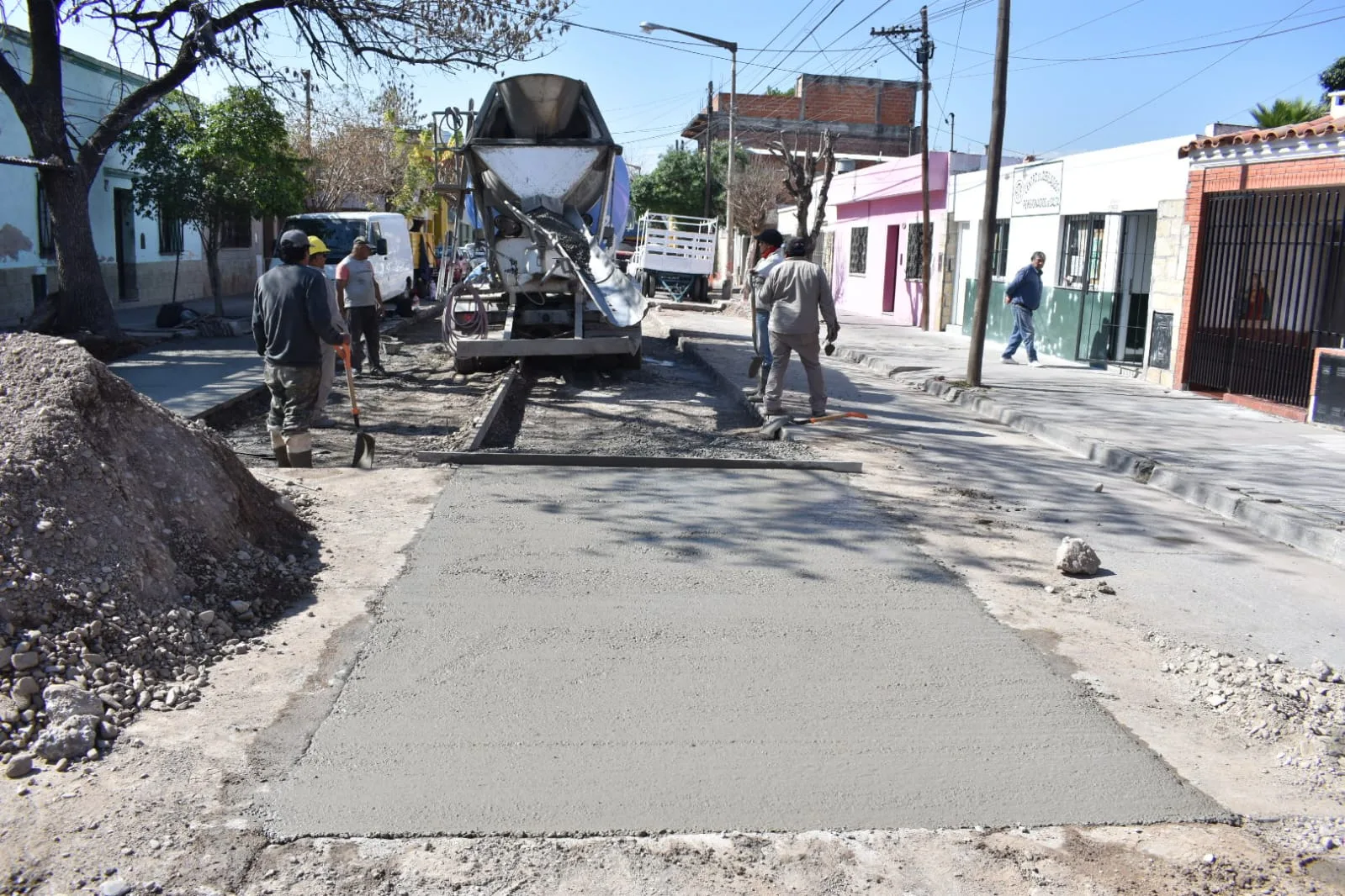 Calle Orán al 1200 - hormigonado - 1