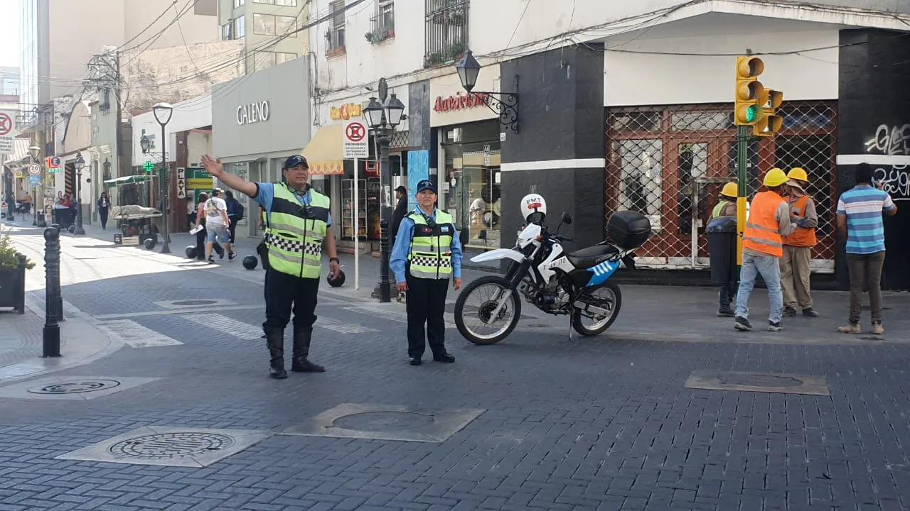 operativo de tránsito centro 4