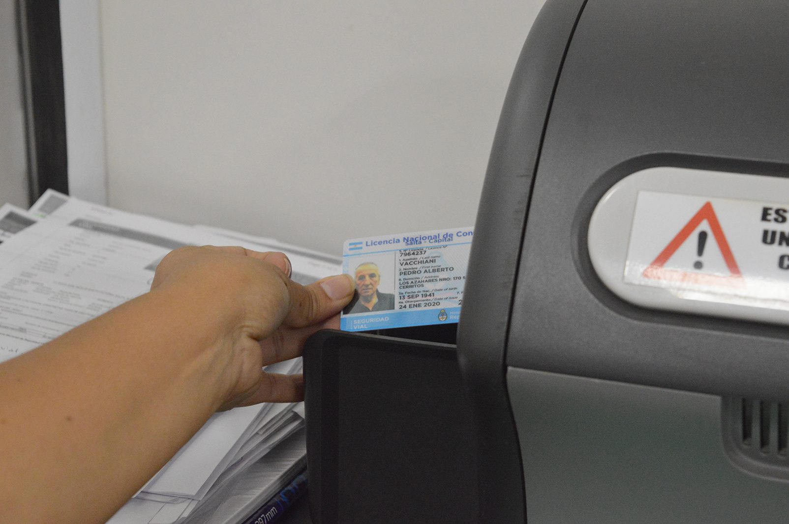 licencia de conducir