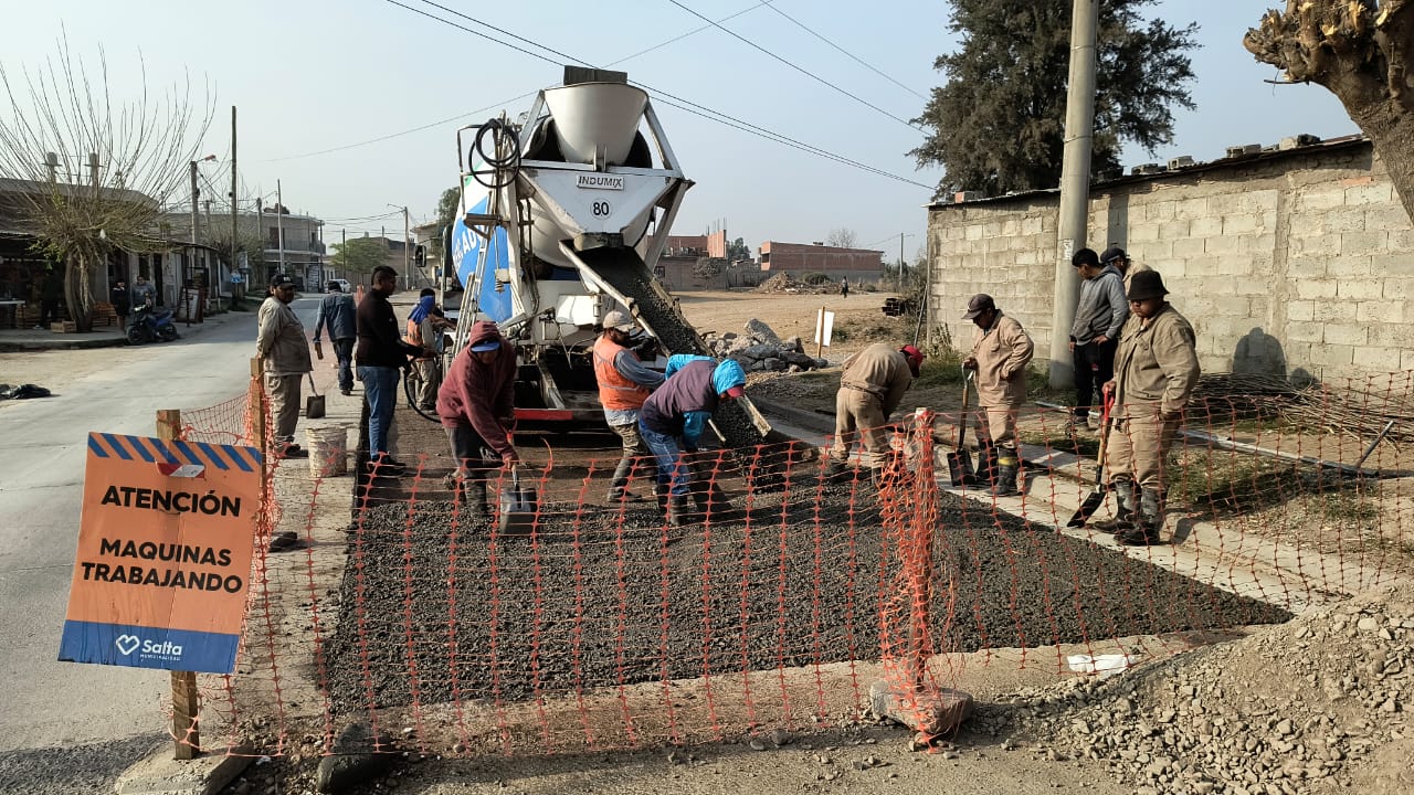 nuevo hormigón en barrio Scalabrini Ortíz (3)