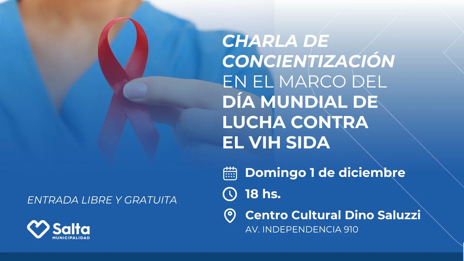 charla x día de lucha contra el Sida