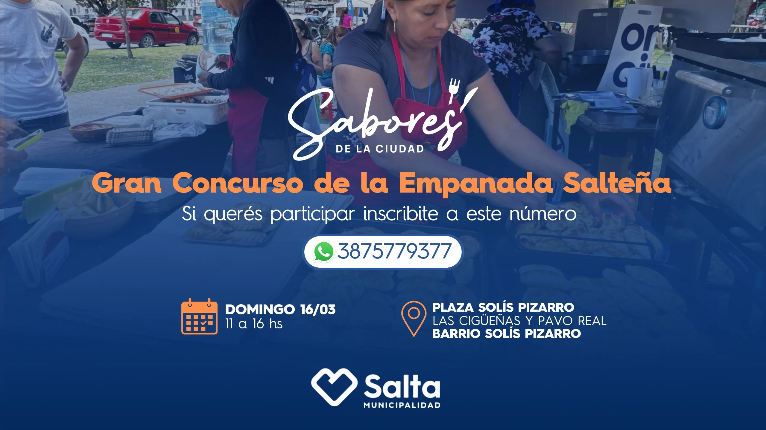 flyer sabores de la ciudad