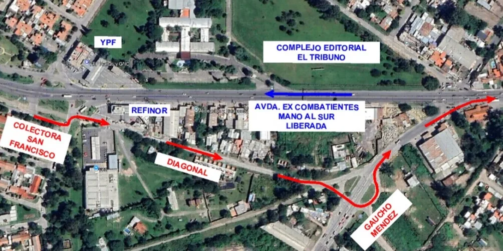 desvío plan vial