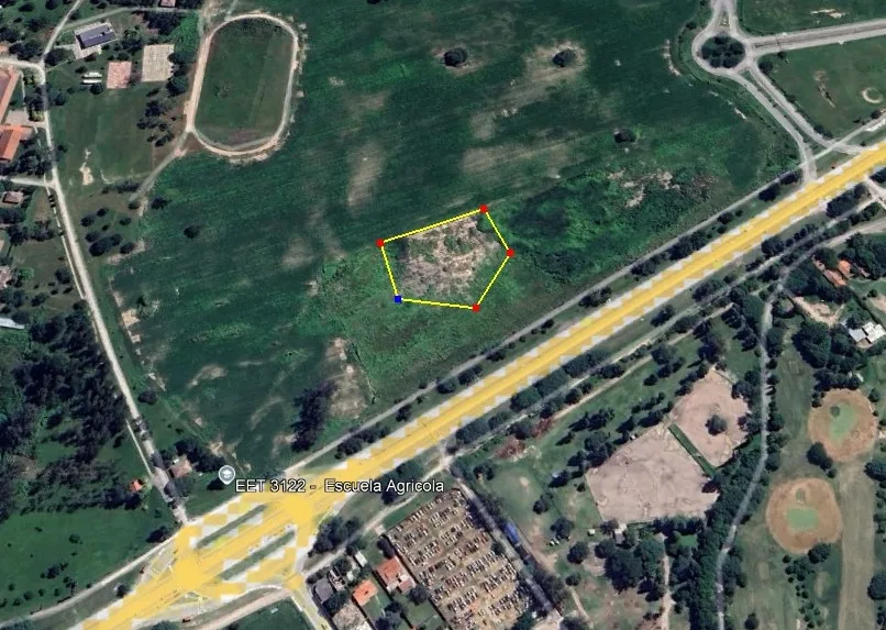 mapa quema controlada zona escuela Agrícola