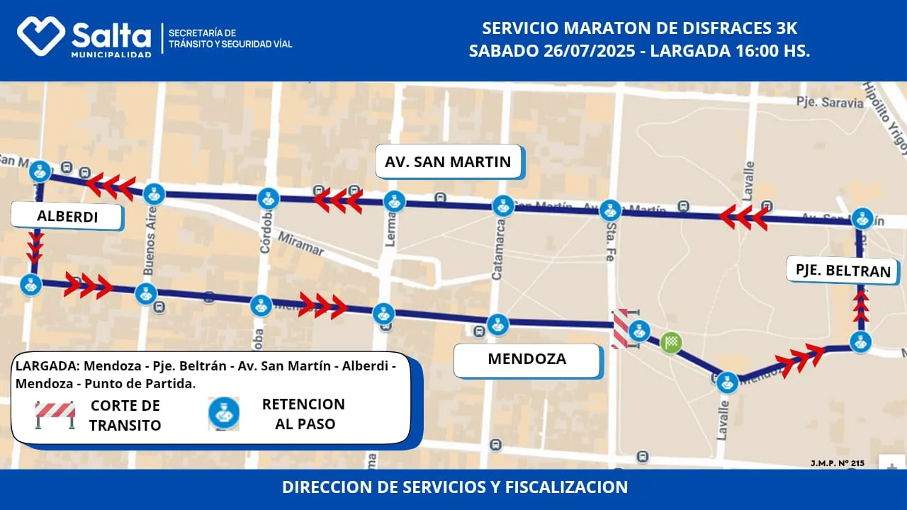 operativo carrera disfraces
