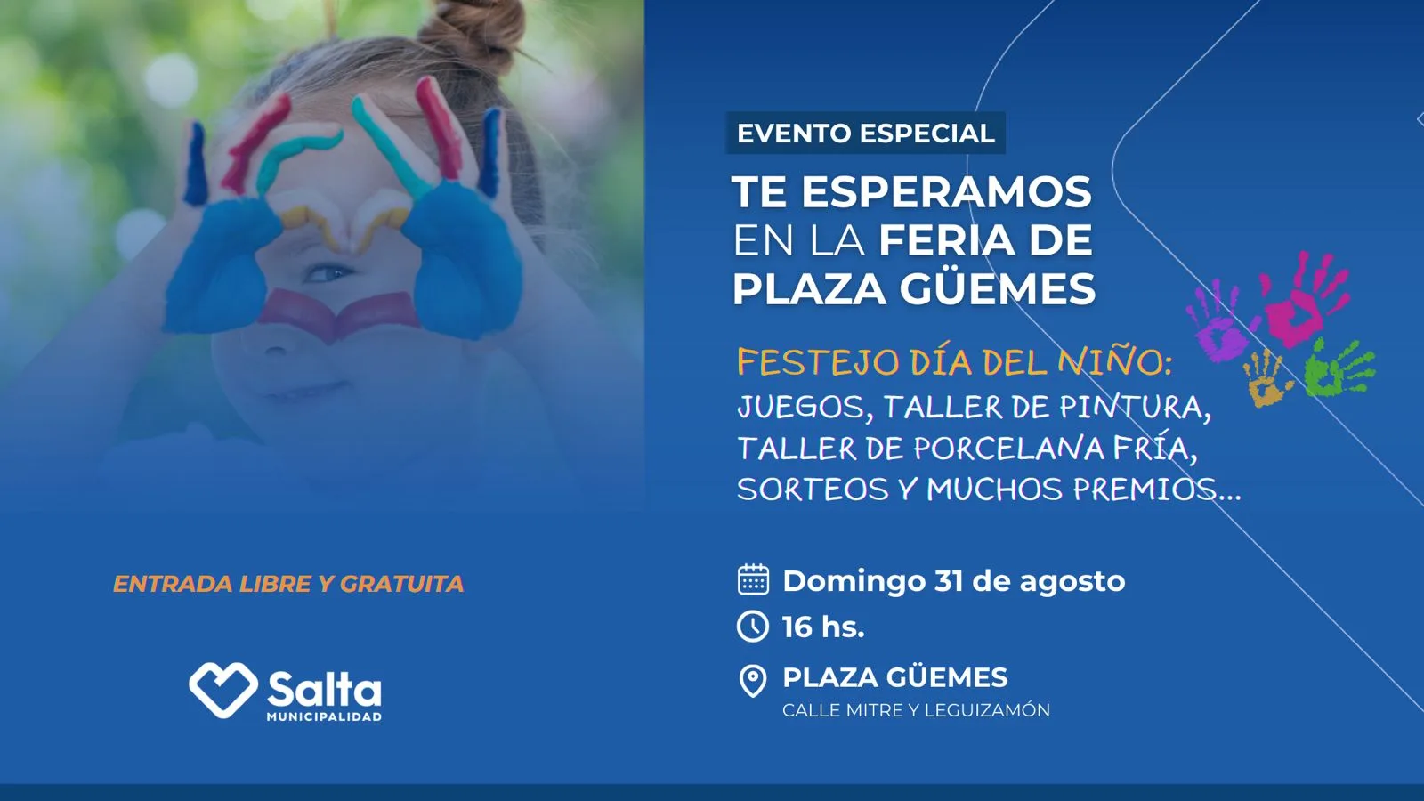 festejo día del Niño Plaza Güemes