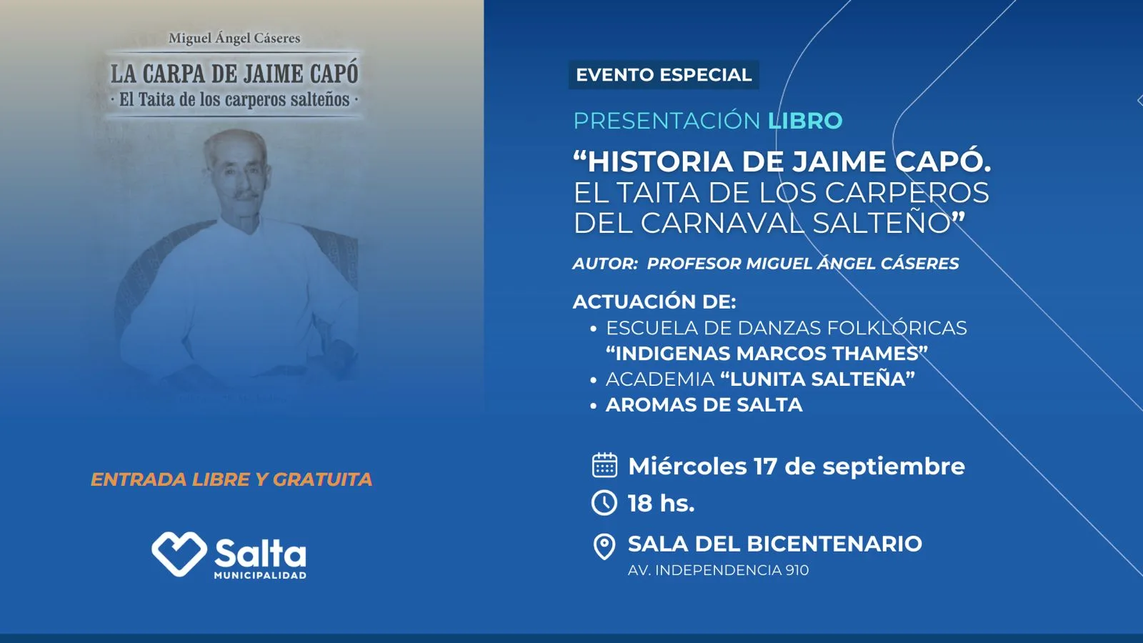 flyer horizontal libro cáceres