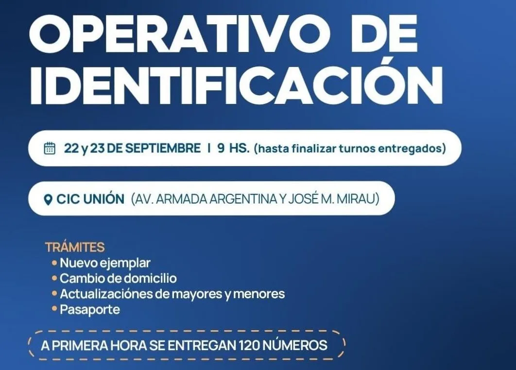 Flyer identificación