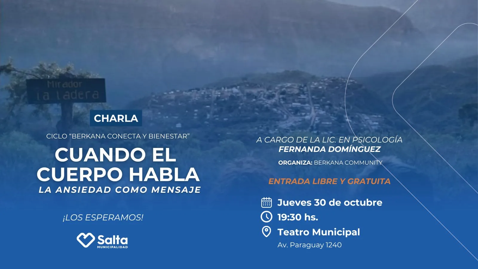 flyer charla sobre ansiedad flyer charla sobre ansiedad