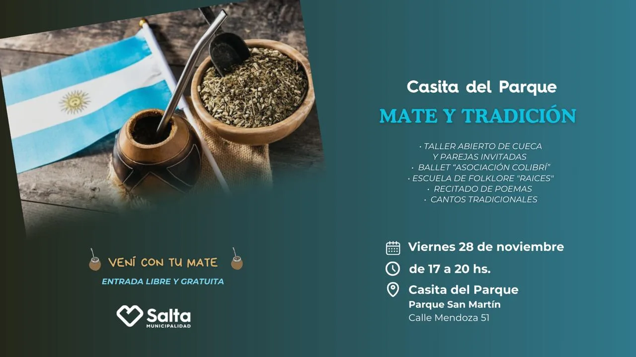 flyer horizontal Mate y Tradición