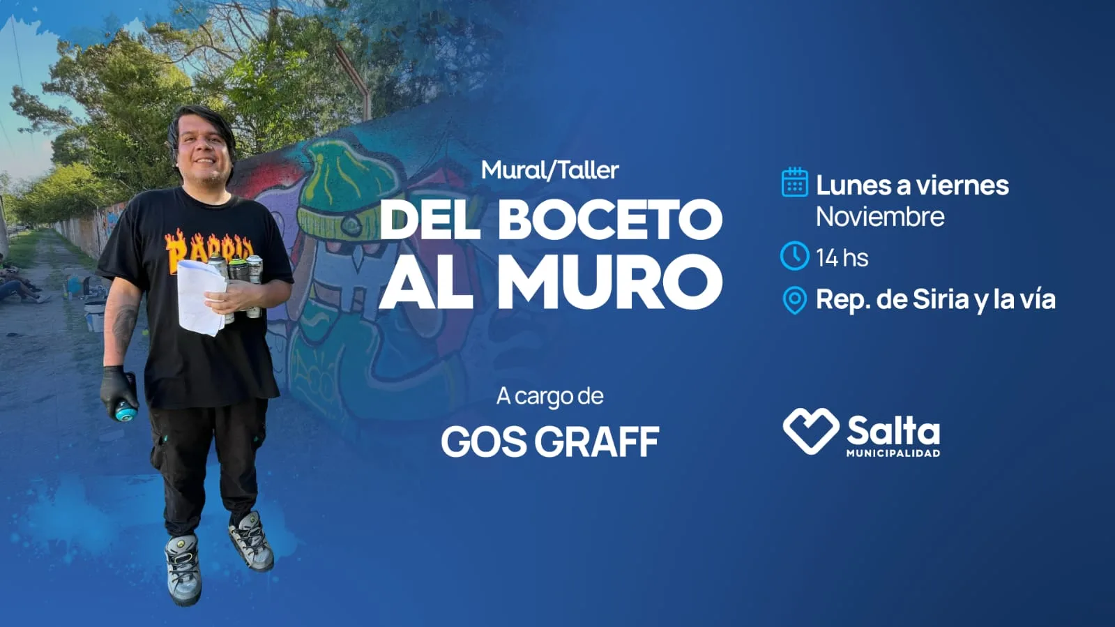 muraltaller con Gos Graff muraltaller con Gos Graff