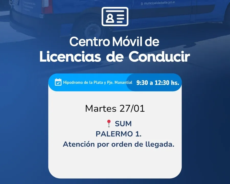 licencia móvil flyer Palermo