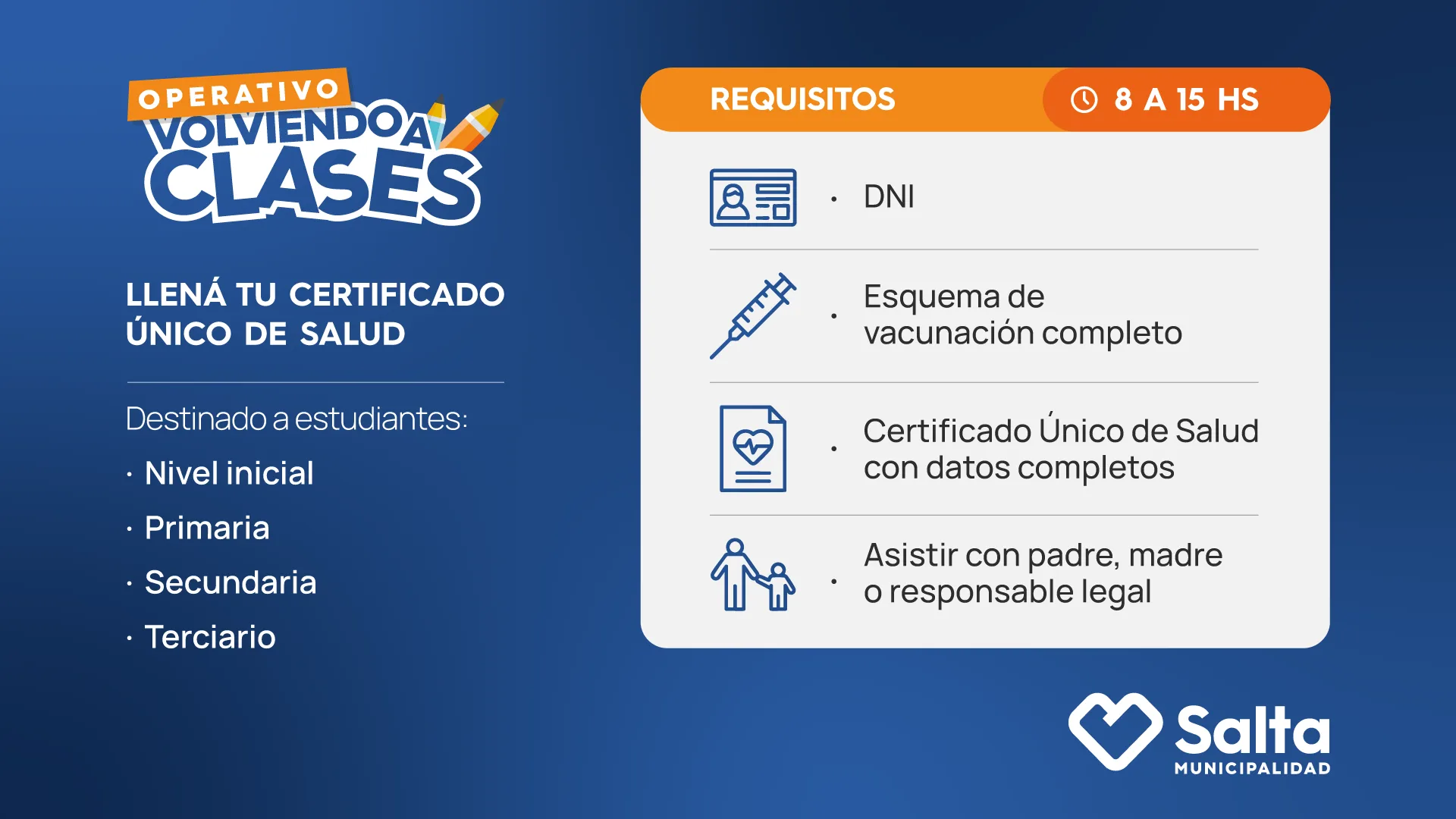 Operativo Volviendo a Clases