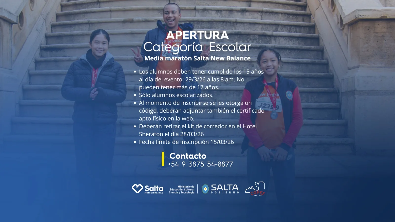 convocatoria escolar maratón