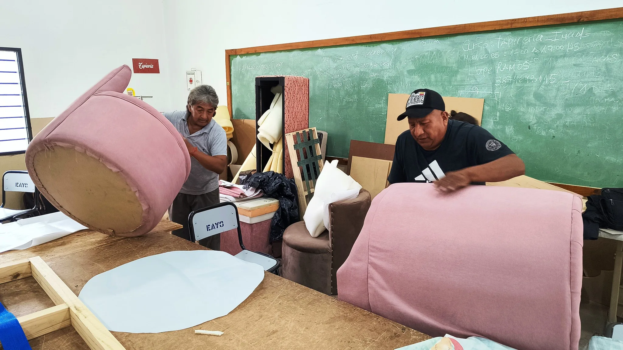 escuela de emprendedores tapicería 5