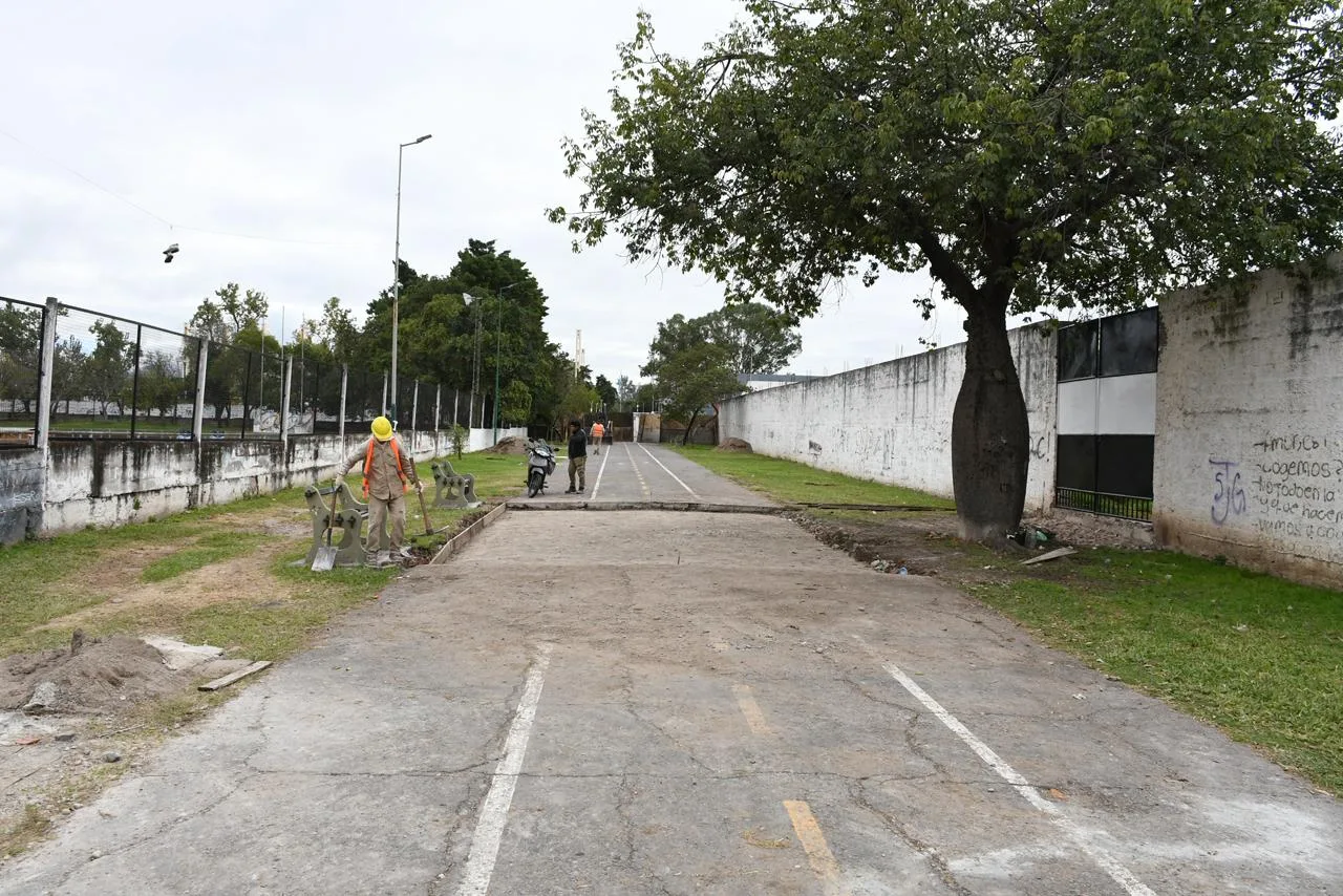 Avances de obras en el Paseo del Deporte (3) Avances de obras en el Paseo del Deporte (3)
