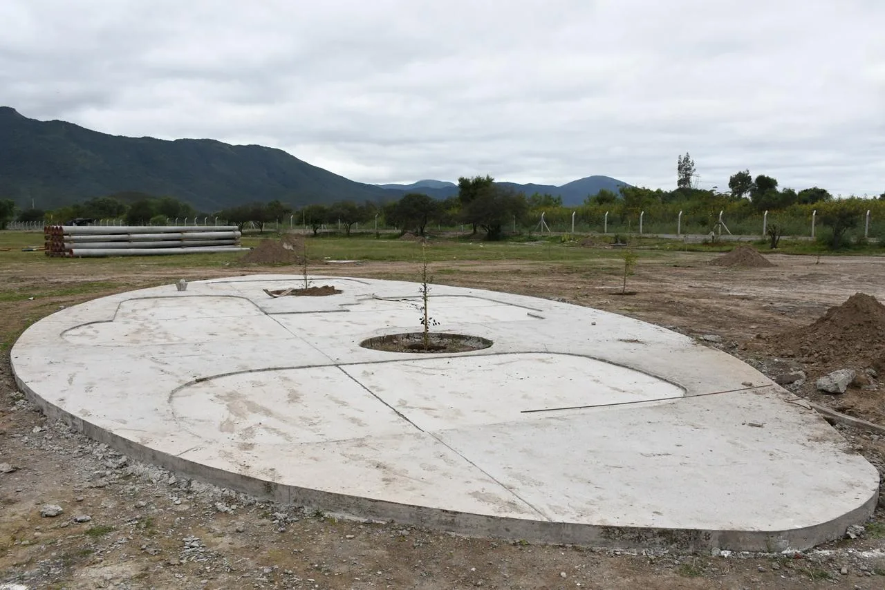 Obras en el Parque de la integración Obras en el Parque de la integración
