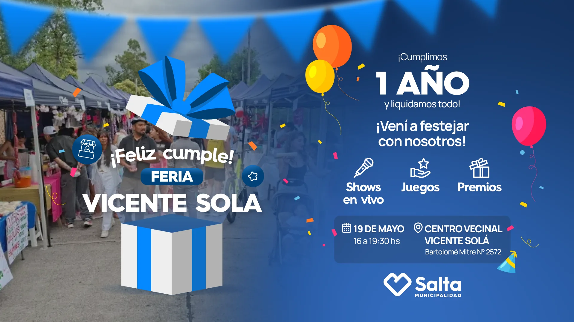 Feria Vicente Solá Cumple mayo 2026 Feria Vicente Solá Cumple mayo 2026