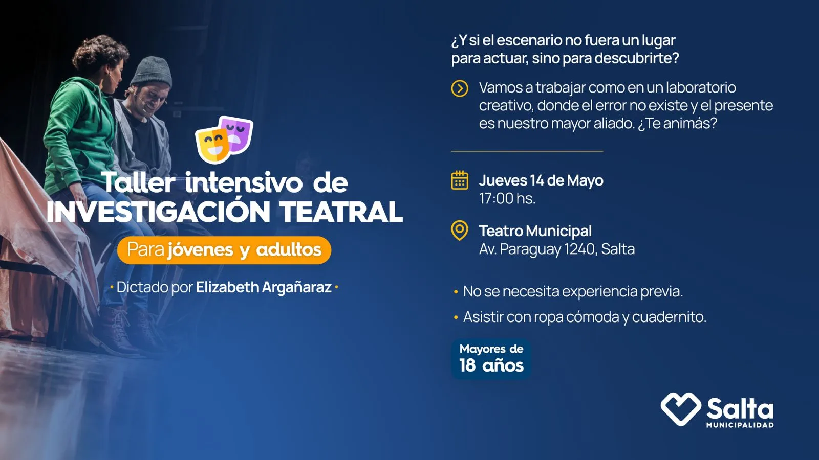 FLYER HORIZONTAL TALLER INTESIVO DE INVESTIGACION TEATRAL FLYER HORIZONTAL TALLER INTESIVO DE INVESTIGACION TEATRAL