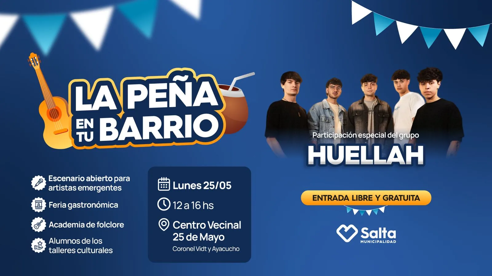 FLYER WEB PEÑA EN TU BARRIO FLYER WEB PEÑA EN TU BARRIO