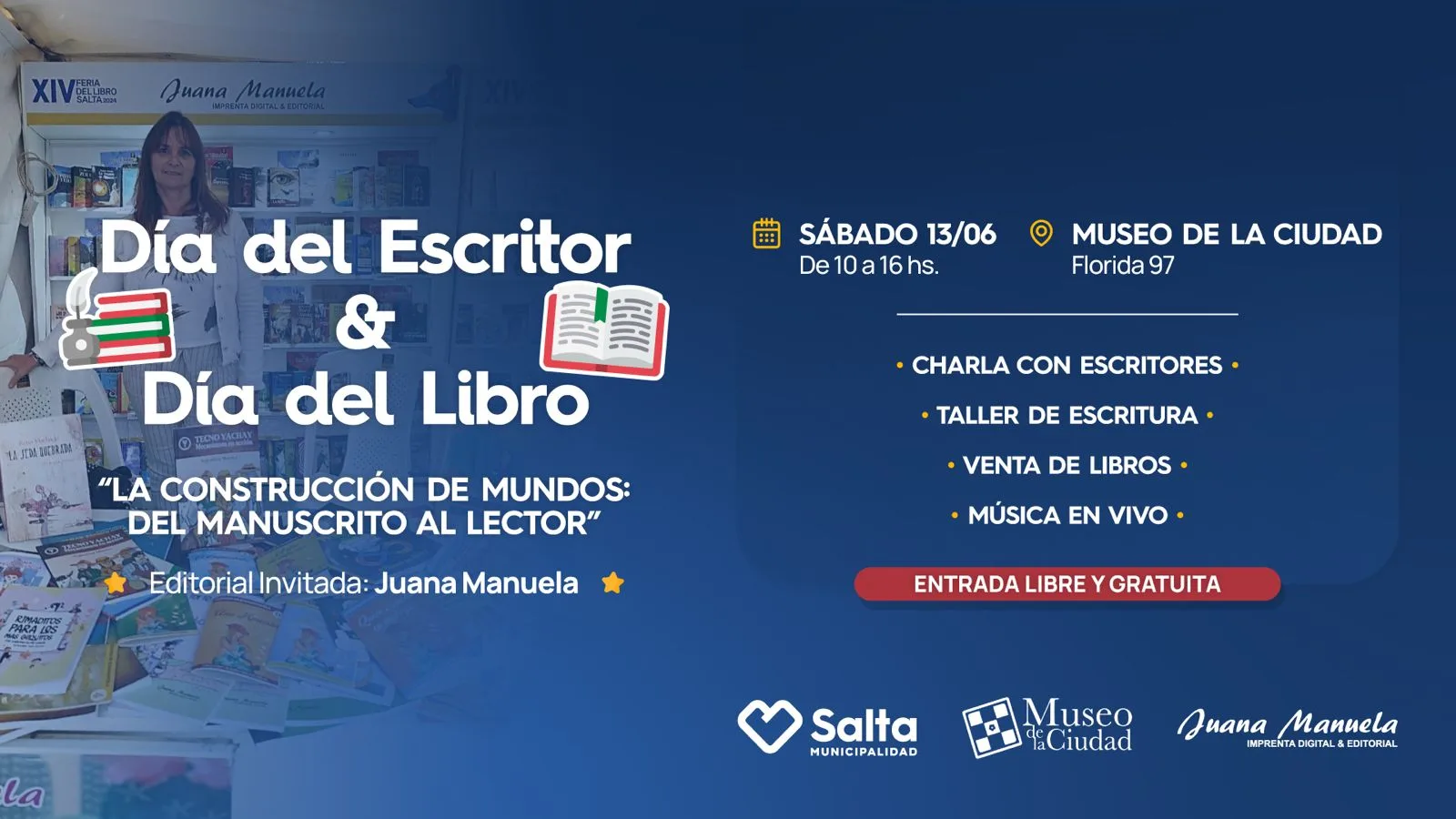 horizontal dia del escritor y libro horizontal dia del escritor y libro