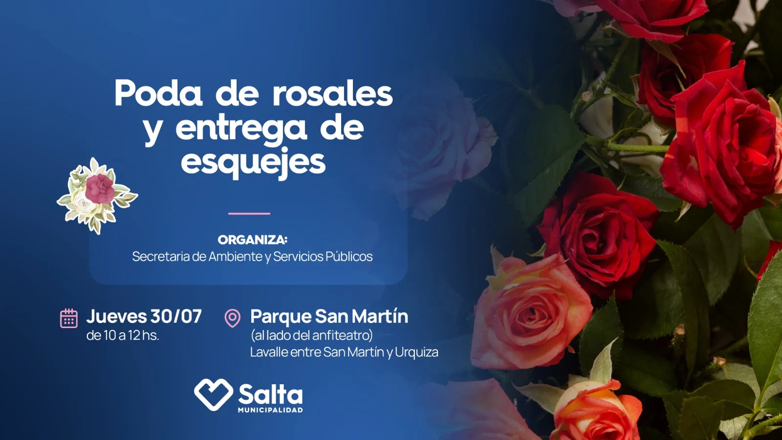 flyer poda de rosales