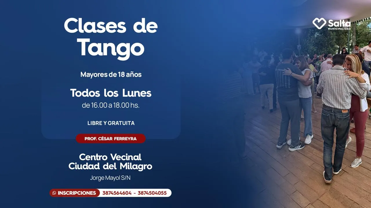 flyer tango ciudad del milagro